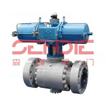 气动高压法兰球阀